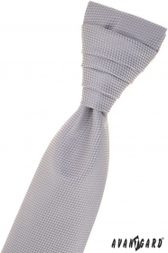 Сива структурирана френска вратовръзка