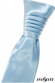 Сватбена вратовръзка светло синя