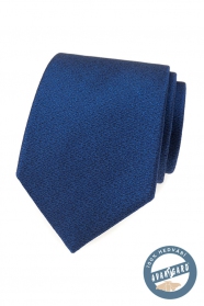 Елегантна синя копринена вратовръзка