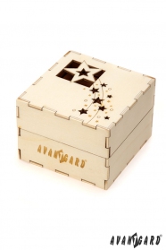 Коледна дървена подаръчна кутия