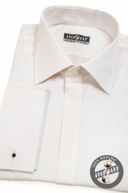 Мъжка памучна риза за копчета за ръкавели