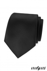 Черна, матова вратовръзка Avantgard