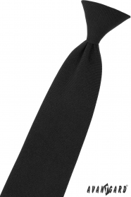 Черна момчешка вратовръзка 31см