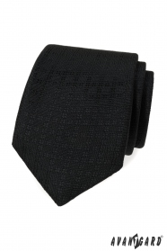 Черна вратовръзка с шарка