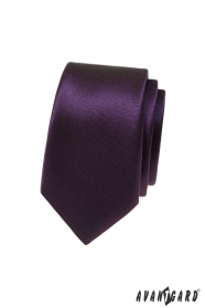 Лилава тясна вратовръзка