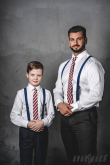 Тясна вратовръзка Триколор Лукс - ширина 5 см