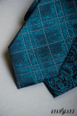 Шарена керосин синя вратовръзка - ширина 8 см