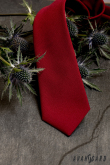 Мъжка вратовръзка в матово бордо - ширина 7 см