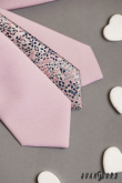 Розова вратовръзка Avantgard Lux - ширина 7 см