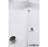 Мъжка риза смокинг SLIM с комплект копчета - 45/182