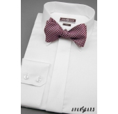 Бяла Slim Fit риза с елегантни покрити копчета - 46/194 