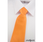 Оранжева момчешка вратовръзка - дължина 31см