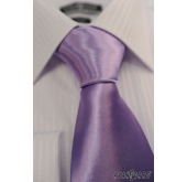 Ярка вратовръзка в люляк тон - ширина 7 см