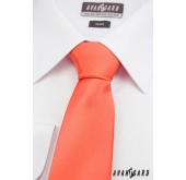 Едноцветна мъжка вратовръзка в по-тъмно розово