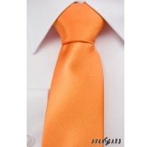 Оранжева мъжка вратовръзка - ширина 7 см