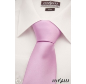 Едноцветна лъскава вратовръзка Люляк