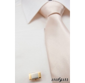 Мъжка вратовръзка нюанс Ivory - ширина 7 см