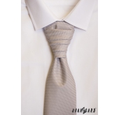 Сива структурирана френска вратовръзка - универсален