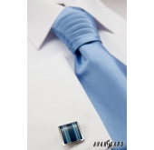 Сватбена вратовръзка светло синя - универсален
