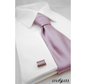 Люляк гладка сватбена вратовръзка - универсален