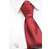 Бордо френска сватбена вратовръзка един цвят - универсален