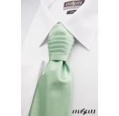 Нежно зелена сватбена вратовръзка - универсален