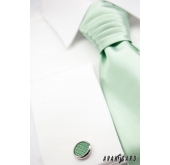 Нежно зелена сватбена вратовръзка - универсален