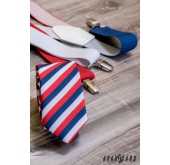 Тясна вратовръзка Триколор Лукс - ширина 5 см